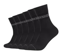 Socken MUSTANG "casual", Herren, Gr. 47-49, schwarz, Baumwollmischung, uni und meliert, normal, Socken Socken, weicher und elastischer Komfortbund (33506709-47) schwarz