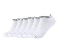 Socken MUSTANG "casual", Herren, Gr. 43-46, weiß (weiß, meliert), Baumwollmischung, uni und meliert, normal, Socken Socken, mit softem Materialmix (60327511-43) weiß, meliert