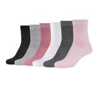 Mustang Damen 6 Paar Socken aus organischem Baumwollmix - Mittlere Wade rosette 35-38