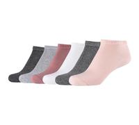 6er Pack Mustang Casual Bio-Baumwolle Sneakersocken Damen 4260 - rosette 39-42