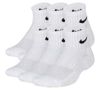 6er Pack NIKE Everyday Cushioned Ankle Socken Kinder 100 - white/black 34-38