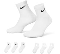 Nike Herren Everyday Cushioned Socken (6 Paar), White/Black, M
