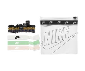 6er Pack NIKE Mixed Haarbänder Damen 041 - black/bronzine/heather grey