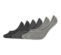 6er Pack s.Oliver Essentials Elastic Tape Füßlinge 9300 - light grey melange 43-46