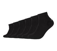 6er Pack s.Oliver Originals Baumwolle Quarter Socken 0005 - black 47-49