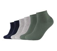 6er Pack s.Oliver Originals Baumwolle Quarter Socken 7814 - sea spray 35-38