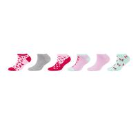 6er Pack s.Oliver Originals Bio-Baumwolle Motif Sneakersocken Mädchen 7411 - brook green 35-38
