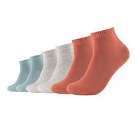 6er Pack s.Oliver Originals Bio-Baumwolle Quarter Socken 2807 - aragon 39-42