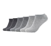 6er Pack s.Oliver Originals Bio-Baumwolle Sneakersocken 0008 - anthracite 39-42