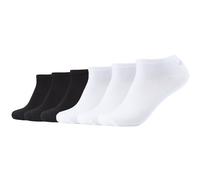 6er Pack s.Oliver Originals Bio-Baumwolle Sneakersocken 0800 - black white 43-46