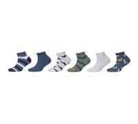 Sneakersocken S.OLIVER, Mädchen, Gr. 35-38, bunt, Baumwollmischung, gemustert, elastisch, Socken Sneakersocken, div. Muster, Multipack (28015030-35) bunt