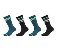 6er Pack s.Oliver Originals Organic Rib Crew Socken Kinder 9999 - black 27-30