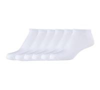 6er Pack s.Oliver Silky Touch Sustainable Sneakersocken Damen 1000 - white 39-42
