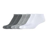 Sneakersocken S.OLIVER "Sneakersocken 6er Pack", Damen, Gr. 39/42, weiß (weiß mix), 75% Modal 23% Polyamid 2% Elasthan, uni, Socken (45633011-39) weiß mix