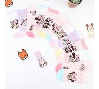 6er Pack süße Minnie Maus Socken für Kinder, perfekt für Frühling und Sommer. Atmungsaktive Baby Socken, geeignet für Jungen und Mädchen, ideal für Sc