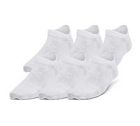 6er Pack UNDER ARMOUR Essential Füßlinge Kinder 100 - white/white/halo gray XS (27.5-31)