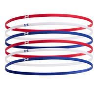 Under Armour Stirnbänder MINI ELASTIC 6PK – Damen, Rot, Größe OSFM