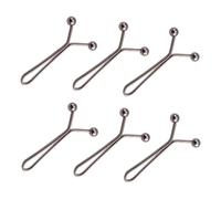 6er-Pack verstellbare Taillenschnallen, abnehmbare Knöpfe, Röcke, Taillenstraffer, Sofortknopf für lose Hosen, Röcke, Ärmel, Pullover (QS)