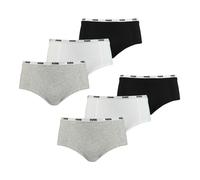 PUMA Mini Short 3er Pack Damen Weiss Grau F015 weiss XL