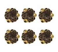 6Stück Legierung Mantelknöpfe Diy Ersatzknöpfe Ornamente