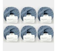 6x Agnes by Permin - Luxus-Chainette aus Yak, Cashmere & Merino (25g/110m) (10 jeans)