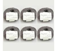 6x Agnes by Permin - Luxus-Chainette aus Yak, Cashmere & Merino (25g/110m) (15 cafe latte)