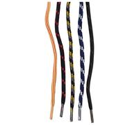 6x Forum Schnürsenkel, 120 cm, rund, schw.-grau-gelb