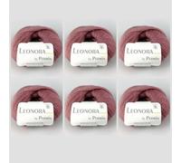 6x Leonora by Permin - Edles Seide-Wolle-Mohair-Garn (12 altrosa)