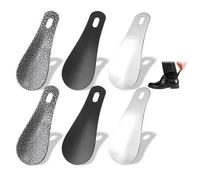 6x Schuhlöffel Mini 10 cm Reise Schuhanzieher Set