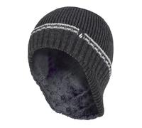 (7-10 Jahre, Anthrazit) Heat Holders - Heat Holders - Jungen Patrol Umsatz Konturierte lange Ohrenklappen Pompon Hut