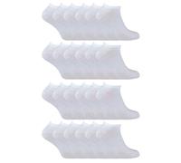 (7-10 Jahre, Weiß) Sock Snob - 24er-Pack Multipack-Sneakersocken aus Baumwolle für Kinder