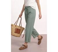 Street One Culotte High Waist Wide Leg Loose Fit 100% Viskose Länge 26 Gr. 44 schwarz mint grün