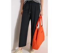 Culotte CECIL, Damen, Gr. S, Länge 26, palm breeze grün, Stoff, 100% Viskose, unifarben, loose fit 7/8-Länge, Hosen Culotte, High Waist (92222330-S) palm breeze grün