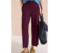Cecil Damen High Waist Wide Leg Hose im Loose Fit in Rot, Gr: S