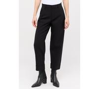 7/8-Hose ANGELS "LIBERTA TU CHIC", Damen, Gr. 42, Länge 27, schwarz, Web, Obermaterial: 87% Polyester, 13% Elasthan, unifarben, relaxed fit 7/8-Länge, Hosen 7/8-Hose, mit Stretch (71368535-42) schwarz
