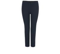 Marc Cain Damen Stoffhose Essentials +E8123J24 mit elastischem Bund, Marine Größe 46
