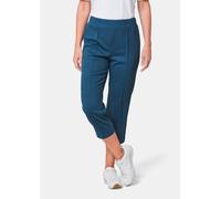 7/8-Hose CARLA mit Rippe blau 42 7/8-Länge