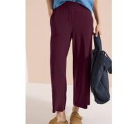 Cecil Damen High Waist Wide Leg Hose im Loose Fit in Rot, Gr: XS