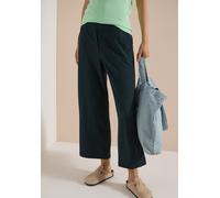 Stoffhose CECIL, Damen, Gr. XXL, Länge 26, palm breeze grün, Stoff, 73% Viskose, 25% Polyester, 2% Elasthan, unifarben, loose fit 7/8-Länge, Hosen Stoffhose, High Waist (94785025-XXL) palm breeze grün