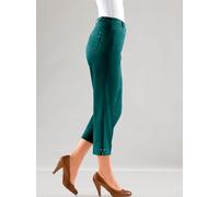 7/8-Hose COSMA, Damen, Gr. 44, Normalgrößen, blau (petrol), 97% Baumwolle, 3% Elasthan, unifarben, 7/8-Länge, Hosen 7/8-Hose (580610-44) petrol
