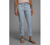 7/8-Hose DELMAO, Damen, Gr. 42, N-Gr, blau, grau, Web, Obermaterial: 98% Baumwolle, 2% Elasthan, unifarben, bequem 7/8-Länge, Hosen 7/8-Hose, mit funktionalen Eingriff- & Ziertaschen (69599701-42)