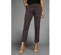 7/8-Hose DELMAO, Damen, Gr. 46, N-Gr, schwarz, Web, Obermaterial: 98% Baumwolle, 2% Elasthan, unifarben, bequem 7/8-Länge, Hosen 7/8-Hose, mit funktionalen Eingriff- & Ziertaschen, Topseller (11420821