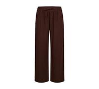 7/8-Hose FREEQUENT "FQLAVA-ANKLE-PA", Damen, Gr. XL, N-Gr, coffee bean, Web, Obermaterial: 55% Leinen, 45% Viskose, 7/8-Länge, Hosen 7/8-Hose, aus Leinen und mit Kordelzug (55837826-XL) coffee bean