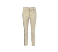 7/8-Hose GOLDNER "Elastische Hose mit extra Nähten", Damen, Gr. 44, N-Gr, beige (stein), Obermaterial: 67% Baumwolle CO. 28% Polyamid PA. 5% Elasthan EL., Hosen 7/8-Hose (81499727-44) stein