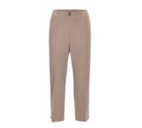7/8-Hose GOLDNER "Kurzgröße 3/4-Professlan-Schlupfhose Martha", Damen, Gr. 21, K-Gr, beige (sand), Obermaterial: 70% Polyester PES. 25% Viskose CV. 5% Eiderdaune Eider., Hosen 7/8-Hose (47863756-21) s