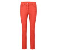 7/8-Hose GOLDNER "Kurzgröße Schmale Stretchhose BELLA", Damen, Gr. 25, K-Gr, rot (hagebutte), Obermaterial: 65% Baumwolle CO. 31% Polyester PES. 4% Elasthan EL., Hosen 7/8-Hose (17091923-25) hagebutte