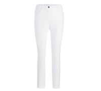 7/8-Hose GOLDNER "Kurzgröße Slim Fit Jeans BELLA mit Dehnbund", Damen, Gr. 21, K-Gr, weiß, Obermaterial: 56% Baumwolle CO. 27% Polyester PES. 14% Viskose CV. 3% Elasthan EL., Hosen 7/8-Hose (92067644-