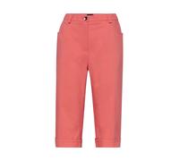 7/8-Hose GOLDNER "Kurzgröße Sportliche Bermuda-Jeanshose Carla", Damen, Gr. 20, K-Gr, orange (papaya), Obermaterial: 77% Baumwolle CO. 19% Polyester PES. 4% Elasthan EL., Hosen 7/8-Hose (82227429-20)