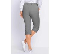 7/8-Hose GOLDNER "Kurzgröße Sportliche Capri-Jeanshose Carla", Damen, Gr. 26, K-Gr, grau, Obermaterial: 100% Baumwolle CO., Hosen 7/8-Hose (56941727-26) grau