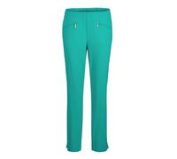7/8-Hose GOLDNER "Kurzgröße Stretchhose LOUISA, dehnbar & mit Taschen", Damen, Gr. 20, K-Gr, grün, Obermaterial: 67% Baumwolle CO. 28% Polyamid PA. 5% Elasthan EL., normal, Hosen 7/8-Hose, Ohne (33175